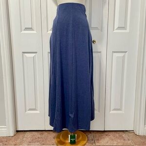 New Denim Blue HALARA Maxi Skirt